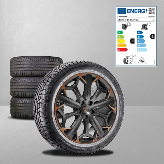 Original Winterräder CUPRA Formentor 19" schwarz/copper - Altenburg Garage